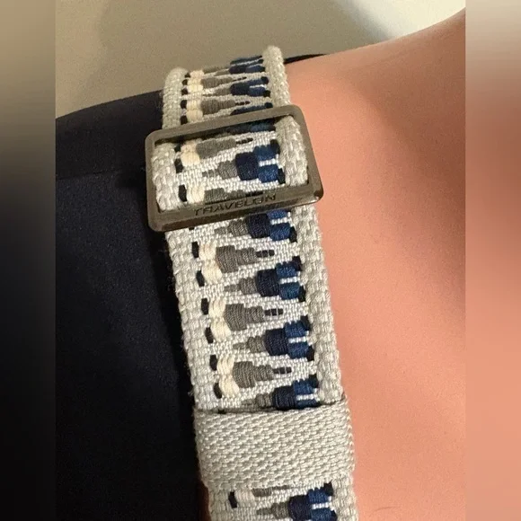 Travelon Boho Quilted RFID Blocking Belt Bag Crossbody quilted black Adj Strap - Picture 7 of 15